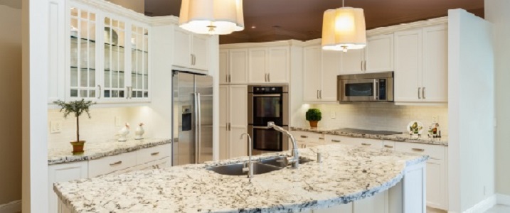 White granite countertops