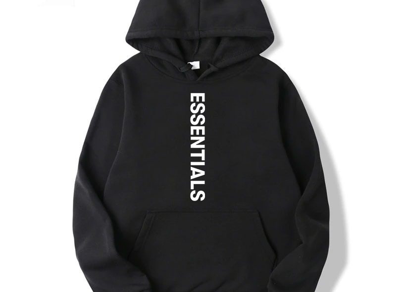 Essentials Vertical Logo Hoodie