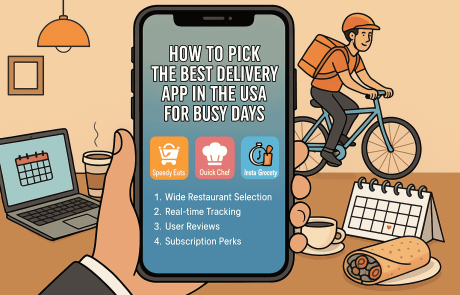 How to Pick the Best Food Delivery App in the USA